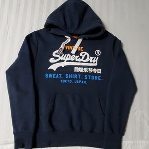 Superdry Men's Vintage Logo hoodie Dark blue